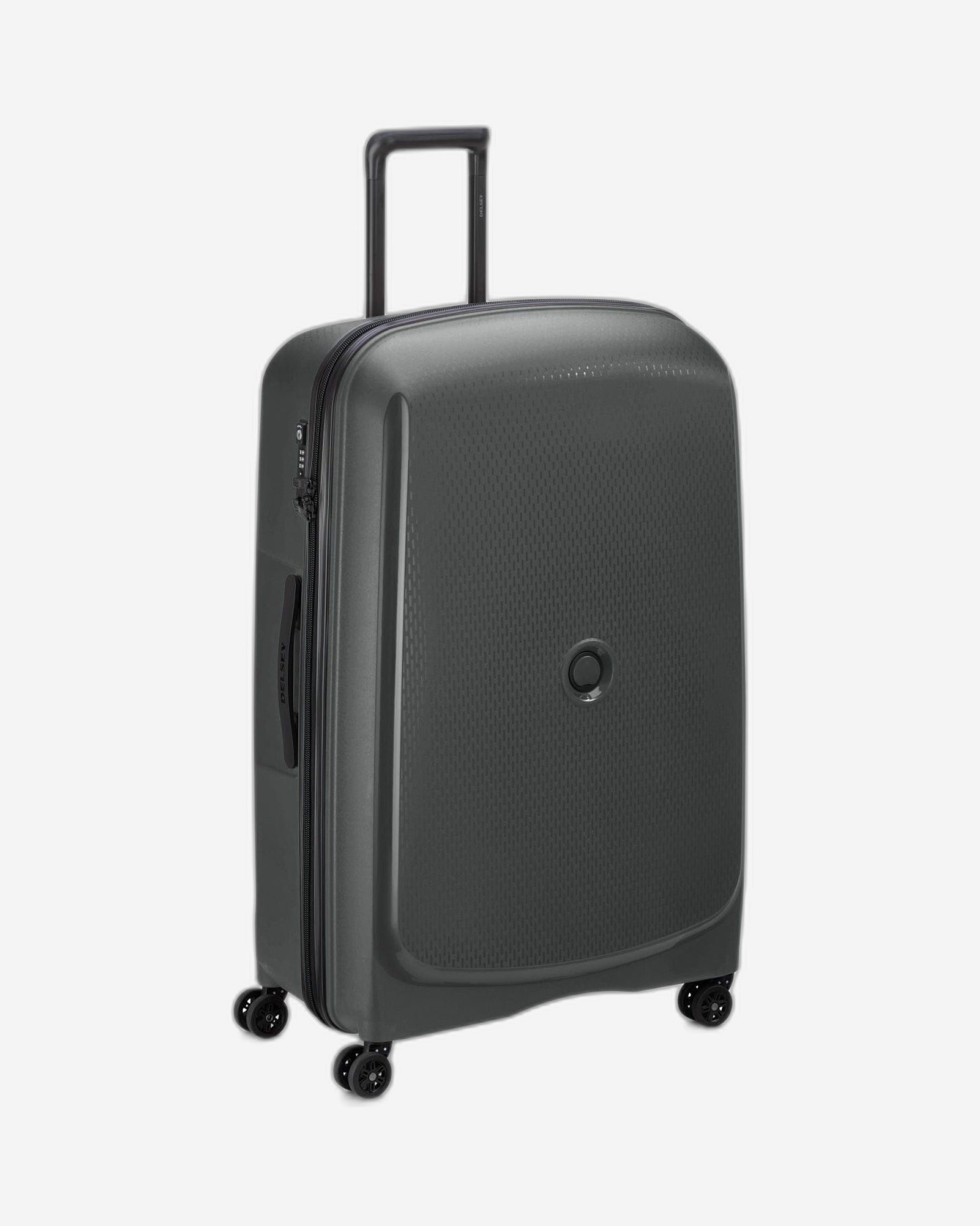 Delsey Paris Belmont+ 81Cm Hardcase 4 Double Wheel Non-Expandable Check-In Luggage Trolley Black - 00386183600
