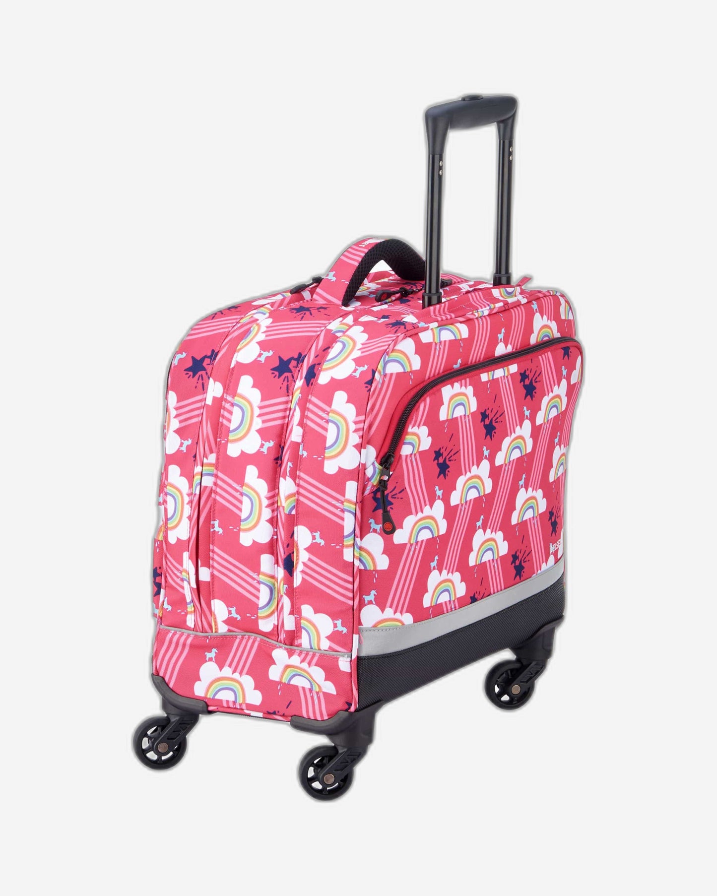 Delsey Paris Back to School 2021 Vertical Wheeled School Bag Pink
