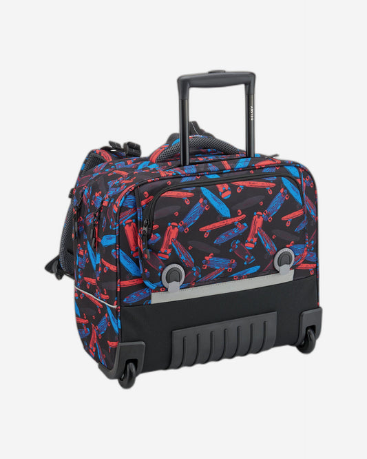 Delsey Paris Back To School 2021 Horizontal Wheeled School Bags Black