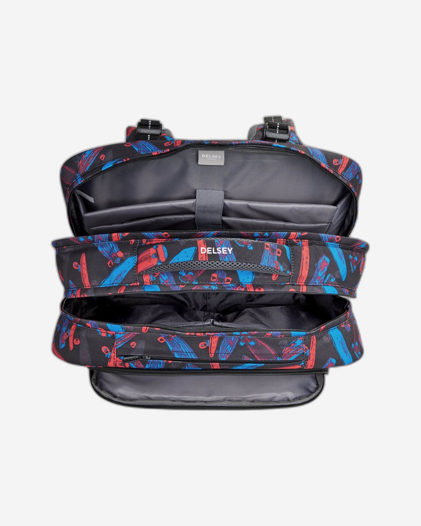Delsey Paris Back to School 2021 Horizontal Wheeled School Bag Black