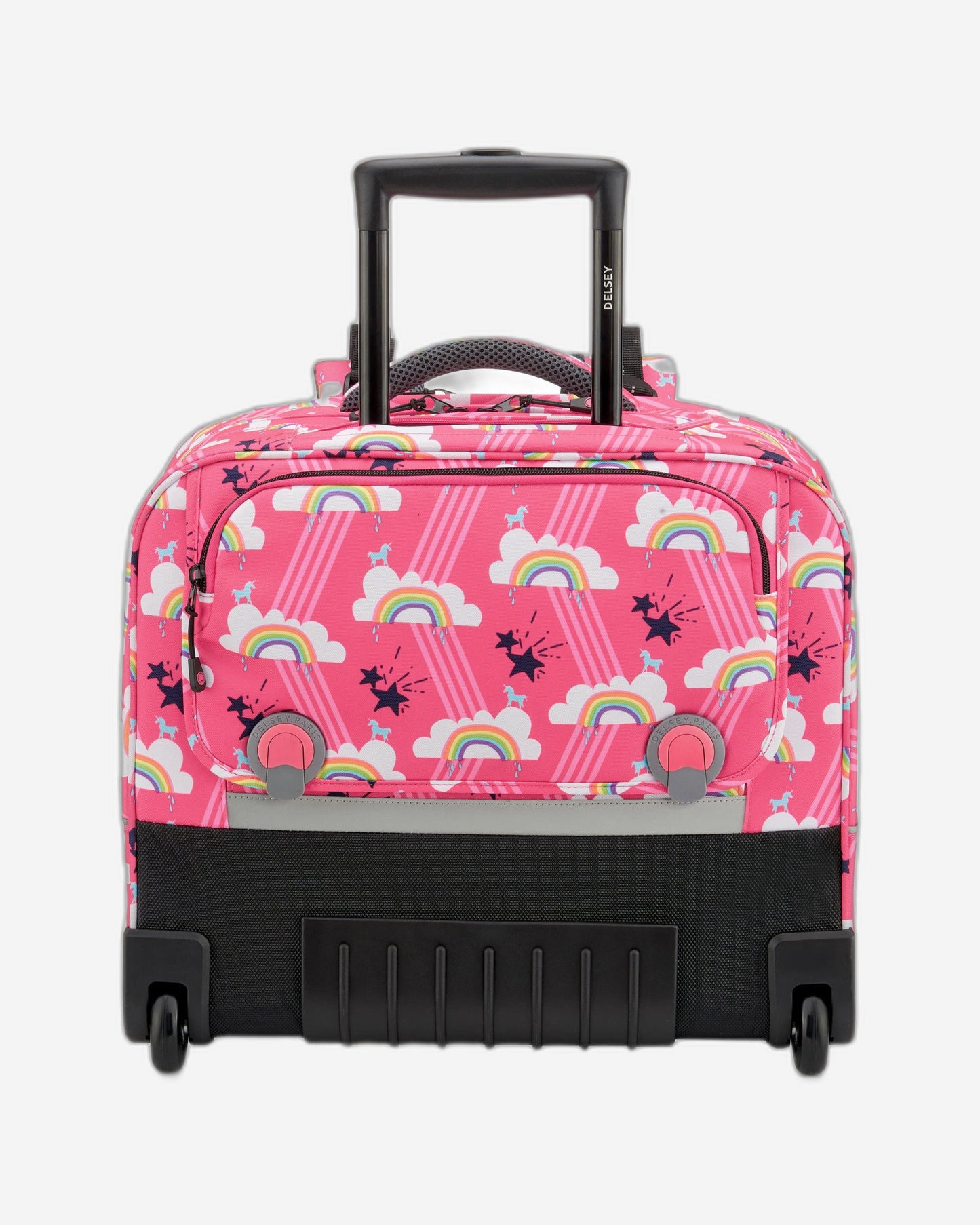 Delsey Paris Back to School 2021 Horizontal Wheeled School Bag Pink