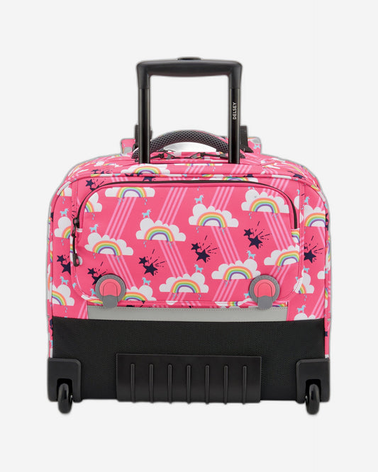 Delsey Paris Back To School 2021 Horizontal Wheeled School Bags Pink