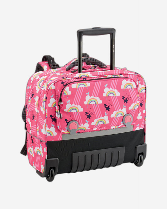 Delsey Paris Back To School 2021 Horizontal Wheeled School Bags Pink