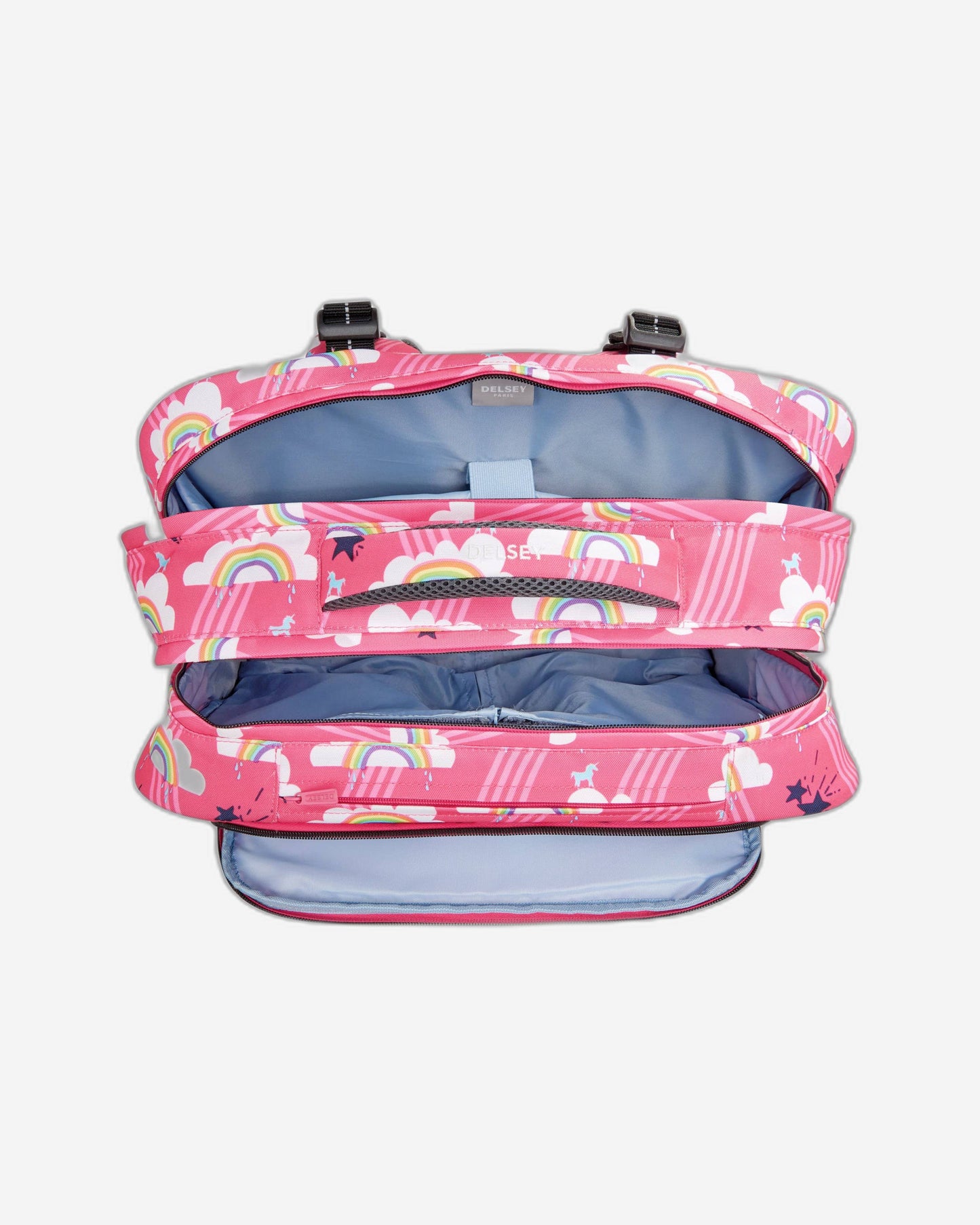 Delsey Paris Back to School 2021 Horizontal Wheeled School Bag Pink