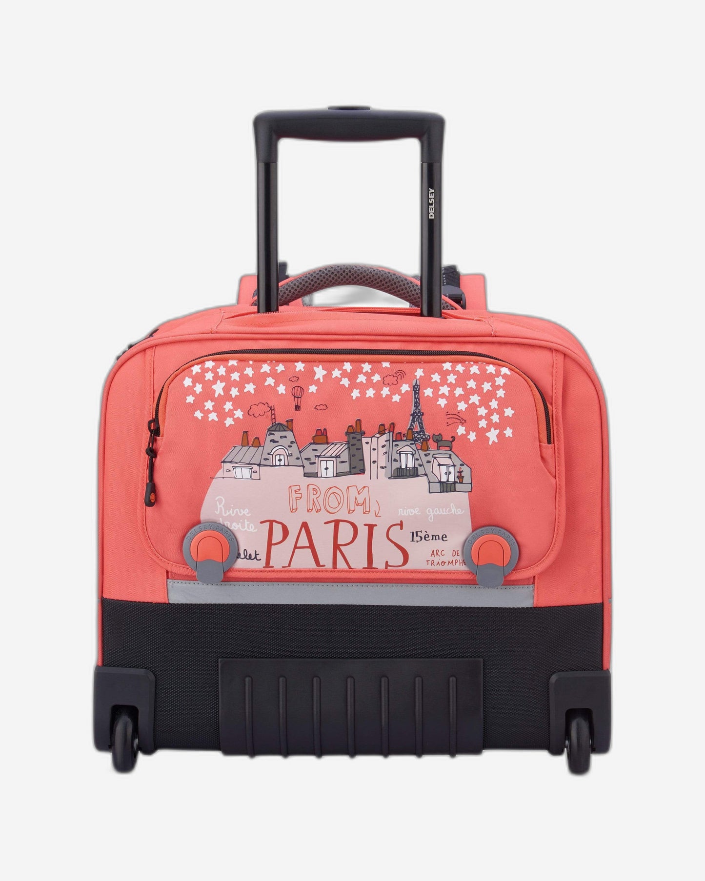 Delsey Paris Back to School 2021 Horizontal Wheeled School Bag