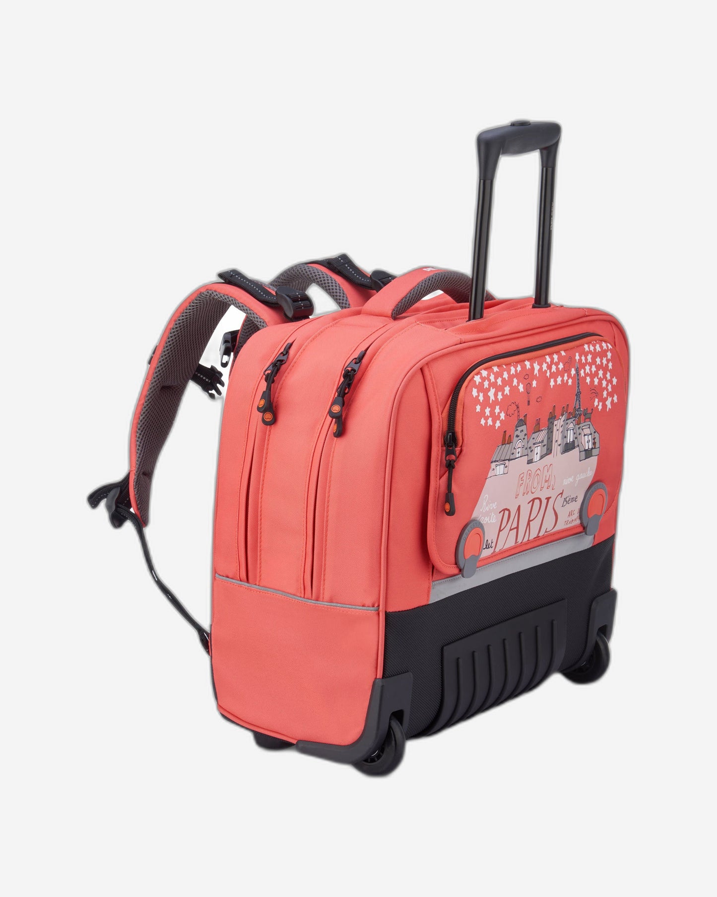 Delsey Paris Back to School 2021 Horizontal Wheeled School Bag