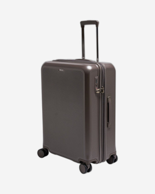 Echolac Sense 67cm Hardcase Expandable 4 Double Wheel Check-In Luggage Trolley Metallic Brown - CHT0023S -24 Metallic Brown