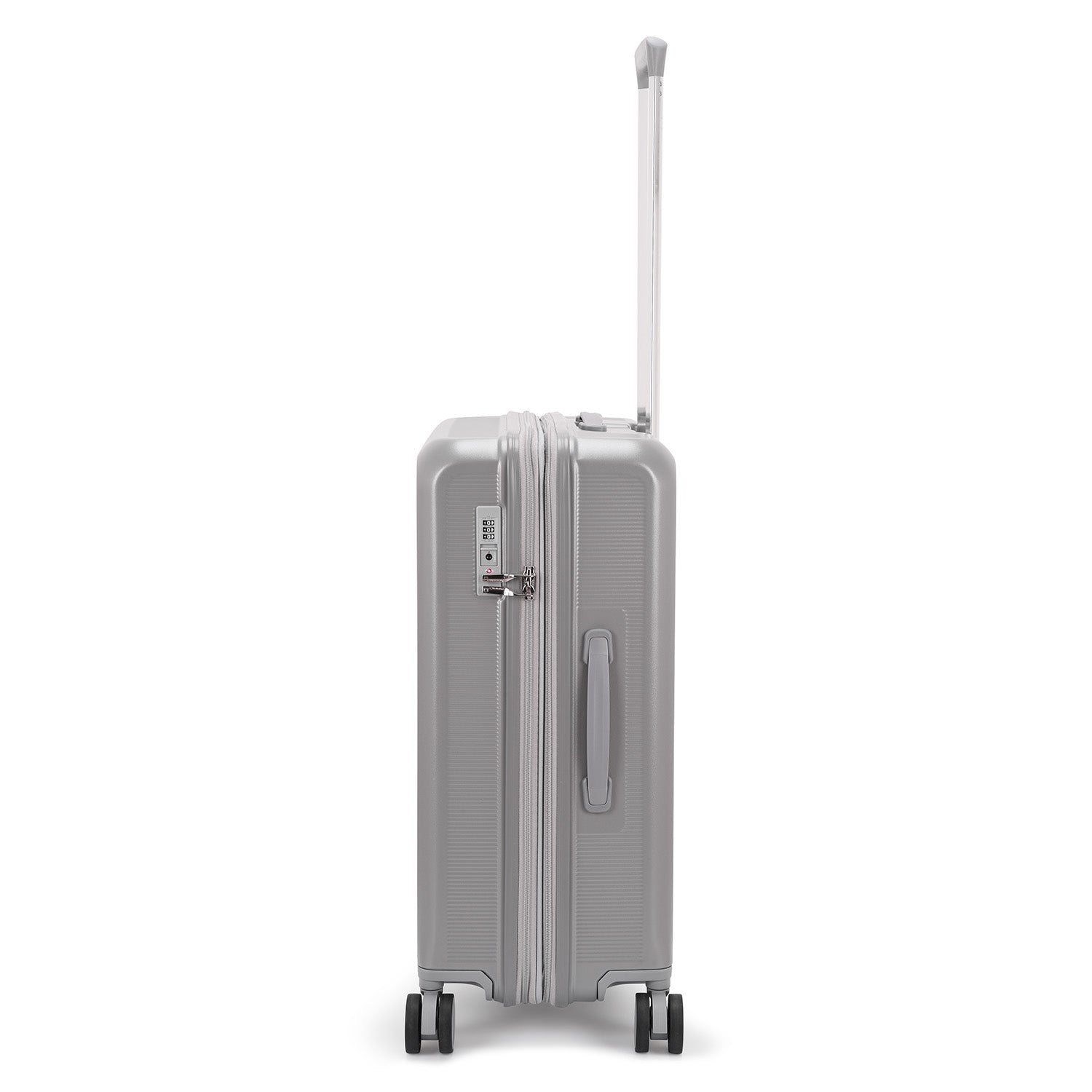 Echolac Sense 56+67+78cm Hardcase Expandable 4 Double Wheel 3 Piece Luggage Trolley Set