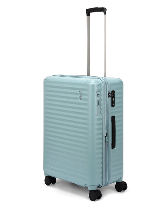 Echolac Celestra 66.5cm Hardcase Expandable 4 Double Wheel Cabin Luggage Trolley Slate Blue - PC183XA SLATE BLUE 24