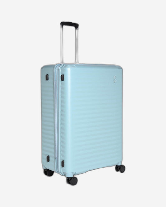 Echolac Celestra 76.5cm Hardcase Expandable 4 Double Wheel Check-In Luggage Trolley Slate Blue - PC183XA