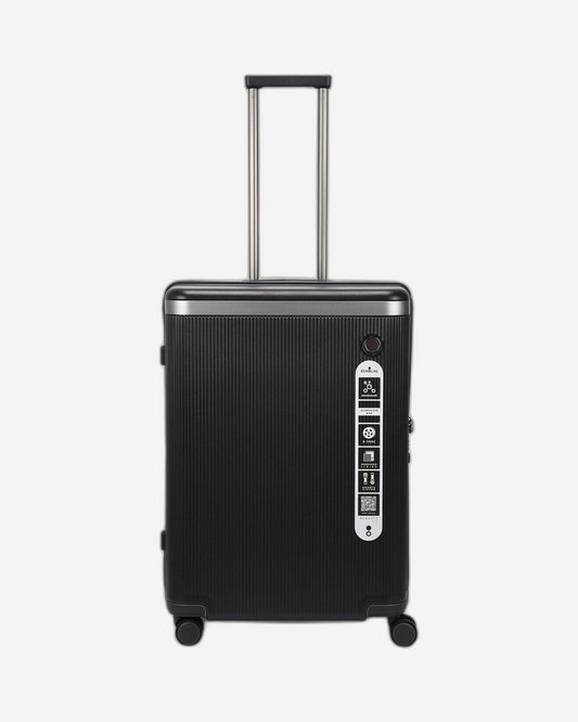Echolac Dynasty 67cm Hardcase Non-Expandable 4 Double Wheel Check-In Luggage Trolley Vulcan Grey - PC142 24 VULCAN GREY