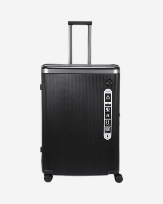 Echolac Dynasty 76.5cm Hardcase Non-Expandable 4 Double Wheel Check-In Luggage Trolley Vulcan Grey - PC142 28 VULCAN GREY