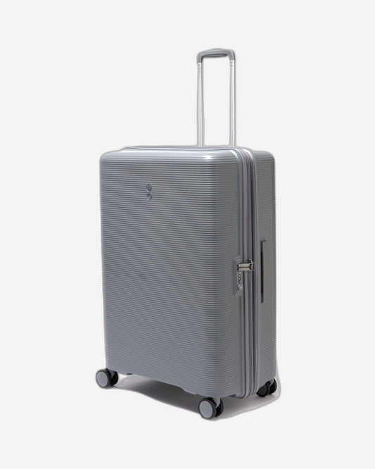 Echolac Forza 75cm Hardcase Expandable 4 Double Wheel Check-In Luggage Trolley Gray - PW005 28 Arctic Grey