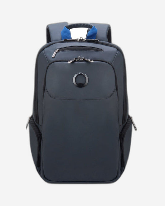 Delsey Paris Parvis Plus  13.3" Laptop Protection 2 Compartment Water Resistant Backpack Waterresist Grey