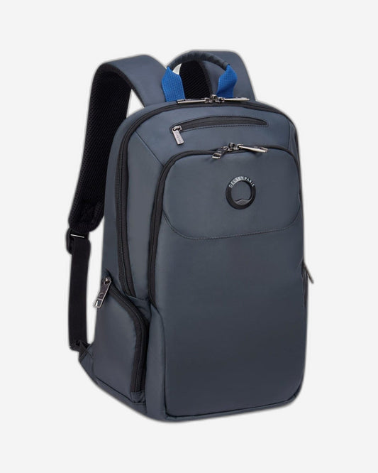 Delsey Paris Parvis Plus  13.3" Laptop Protection 2 Compartment Water Resistant Backpack Waterresist Grey