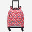 Delsey Paris Back to School 2022 Vertical Wheeled School Bag Pink Printing
