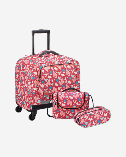 Delsey Paris Back To School 2022 Set of 3 Pink Printing - 0033869101922