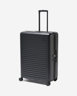 Echolac Celestra 75cm Hardcase Non-Expandable 4 Double Wheel Check-In Luggage Trolley Black - PC183 28 WOE Black