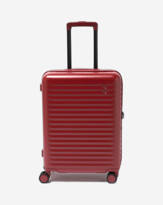 Echolac Celestra 54.5cm Hardcase Non-Expandable 4 Double Wheel Cabin Luggage Trolley Red - PC183 20 WOE Red