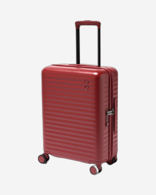 Echolac Celestra 54.5cm Hardcase Non-Expandable 4 Double Wheel Cabin Luggage Trolley Red - PC183 20 WOE Red