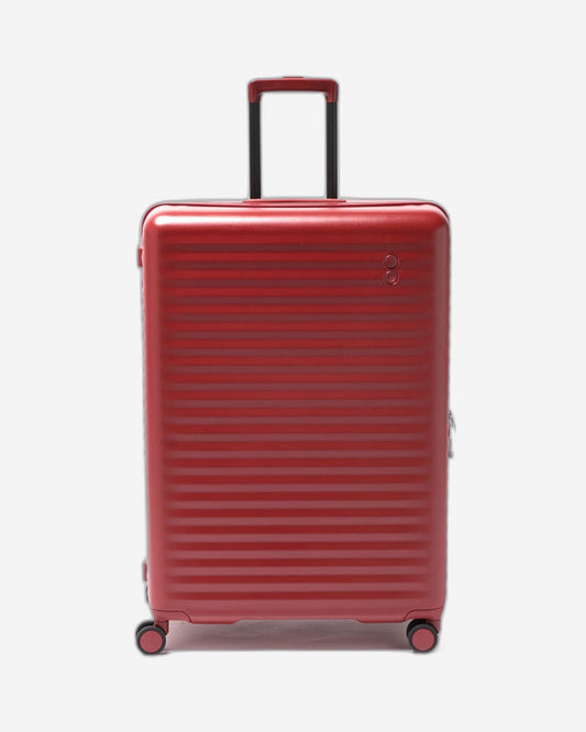 Echolac Celestra 75cm Hardcase Non-Expandable 4 Double Wheel Check-In Luggage Trolley Red - PC183 28 WOE Red