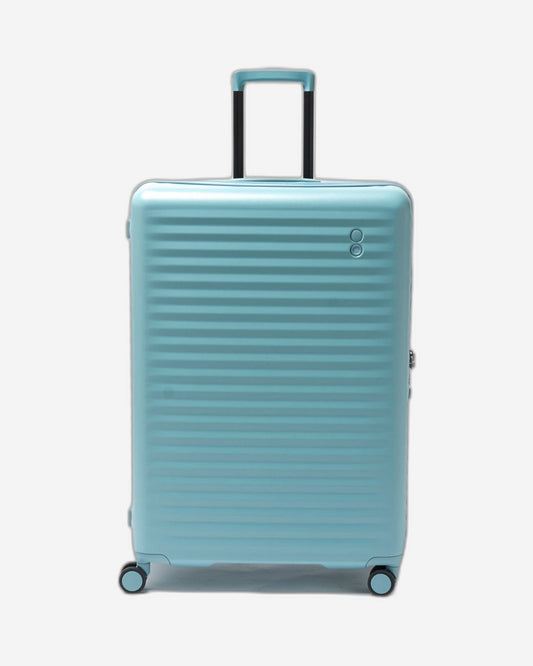 Echolac Celestra 75cm Hardcase Non-Expandable 4 Double Wheel Check-In Luggage Trolley Slate Blue - PC183 28 WOE Slate Blue
