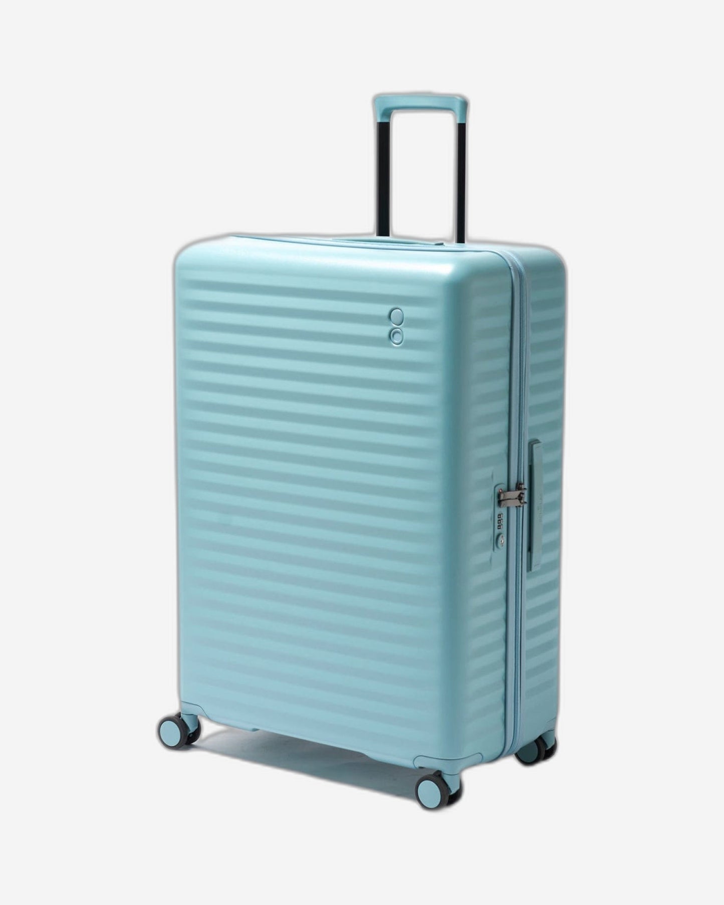 Echolac Celestra 75cm Hardcase Non-Expandable 4 Double Wheel Check-In Luggage Trolley Slate Blue - PC183 28 WOE Slate Blue
