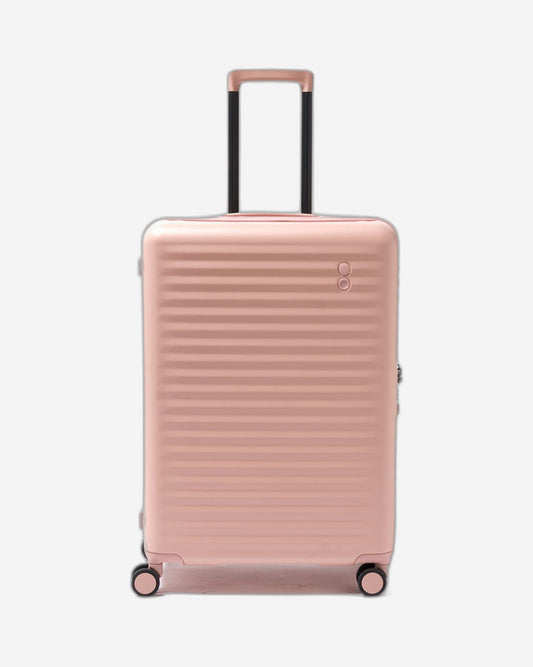 Echolac Celestra 65cm Hardcase Non-Expandable 4 Double Wheel Check-In Luggage Trolley Pink - PC183 24 WOE Pink