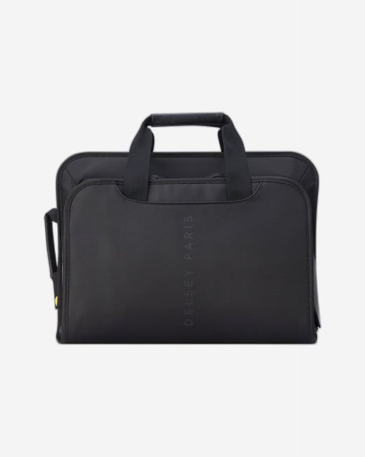 Delsey Paris Arche 2 Compartment Briefcase with Backpack Strap