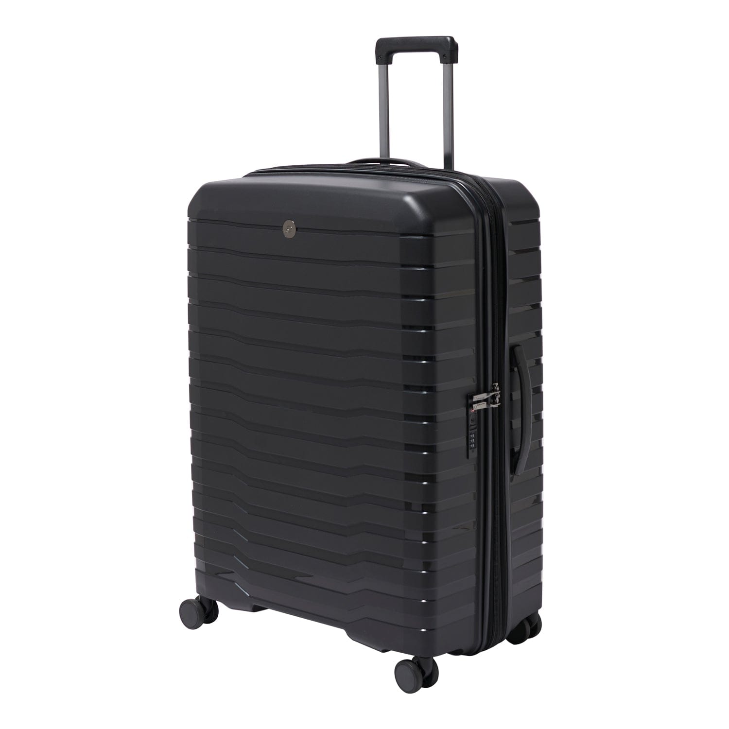 Echolac Lordnorth 58+68+77Cm Hardcase Expandable 4 Double Wheel 3 Piece Luggage Trolley Set
