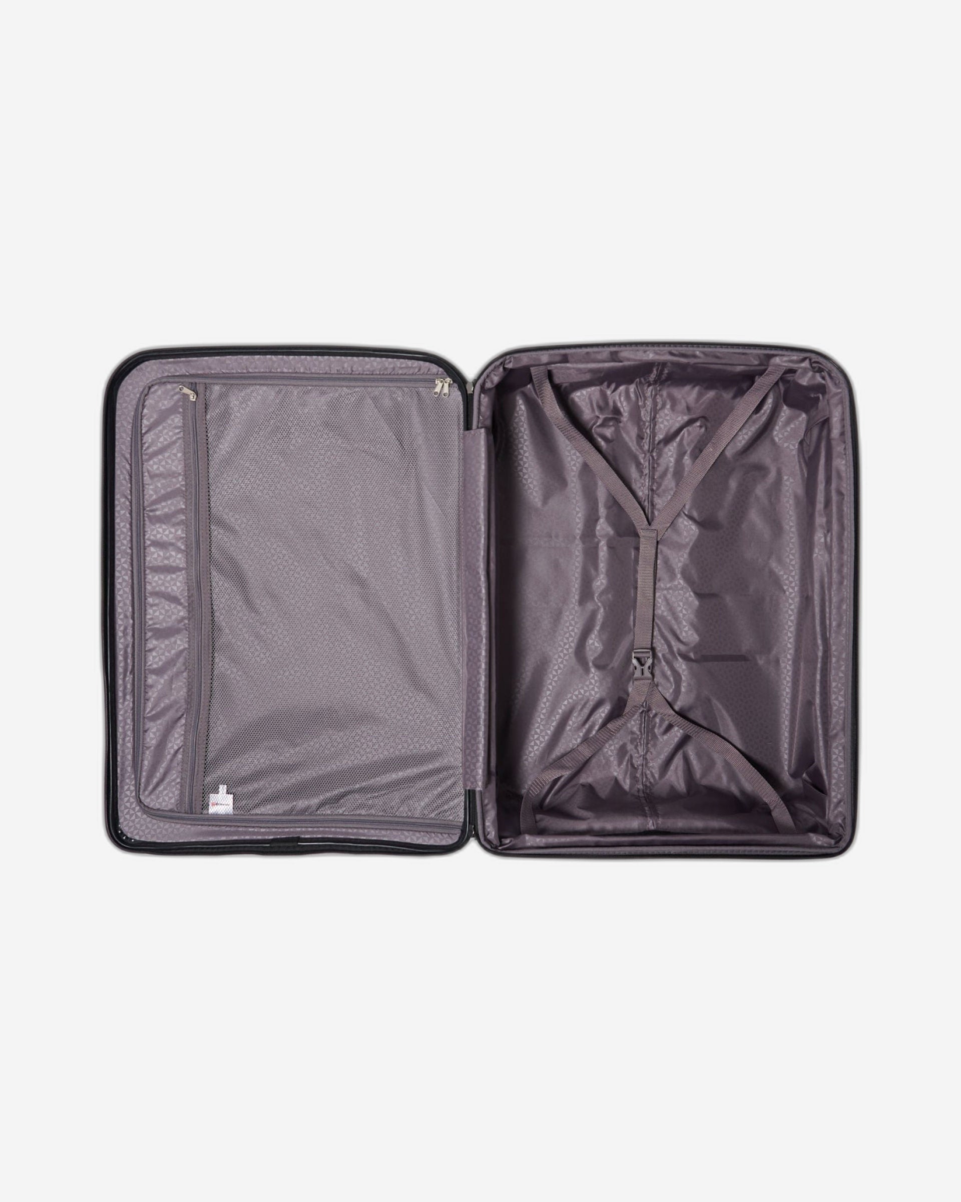 Echolac Lordnorth 77cm Hardcase Expandable 4 Double Wheel Check-In Luggage Trolley Black - PPT008 - 28 BLACK