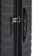 Echolac Lordnorth 77cm Hardcase Expandable 4 Double Wheel Check-In Luggage Trolley Black - PPT008 - 28 BLACK