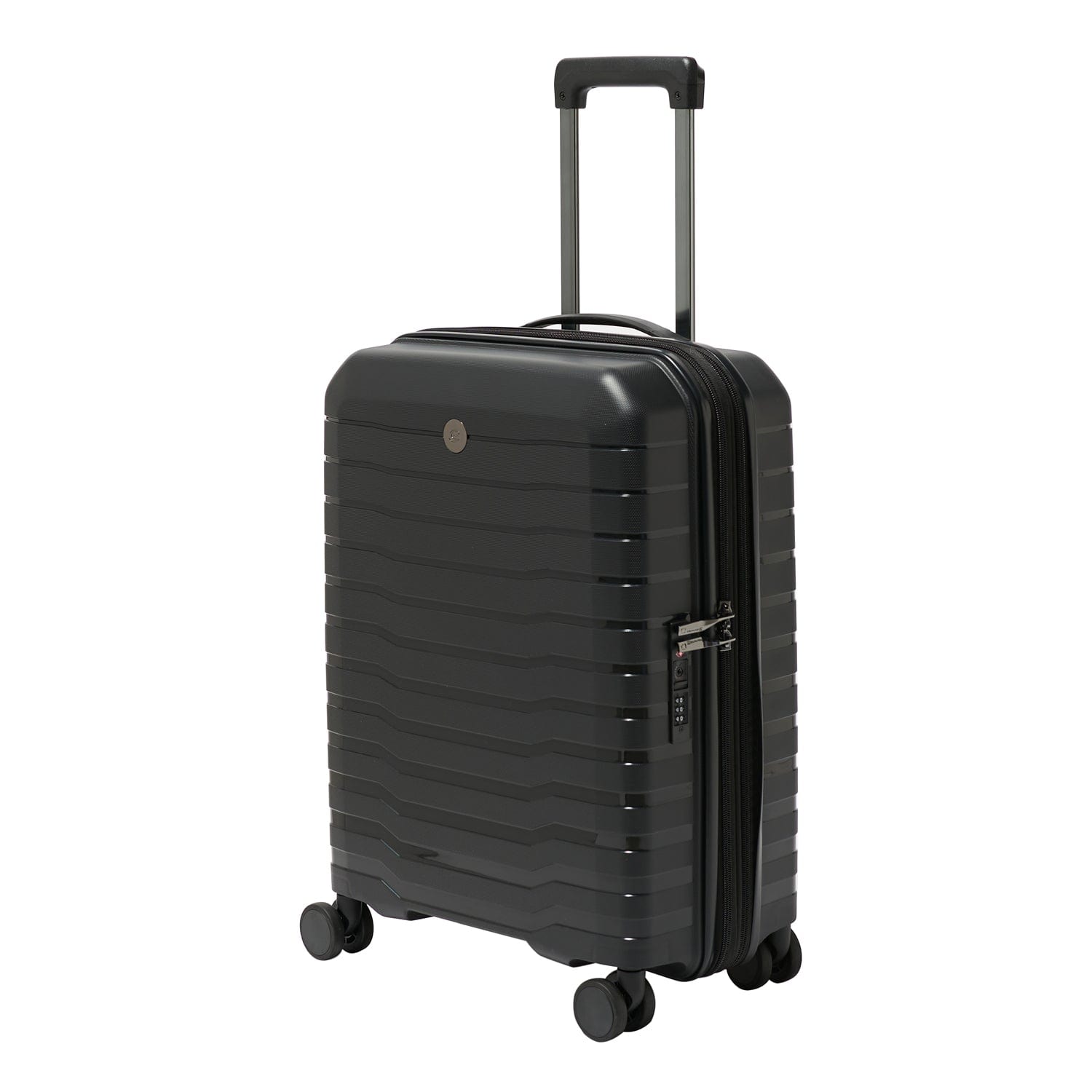 Echolac Lordnorth 58+68+77Cm Hardcase Expandable 4 Double Wheel 3 Piece Luggage Trolley Set