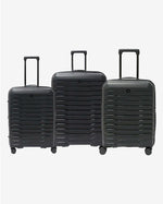 Echolac Lordnorth 58+68+77Cm Hardcase Expandable 4 Double Wheel 3 Piece Luggage Trolley Set