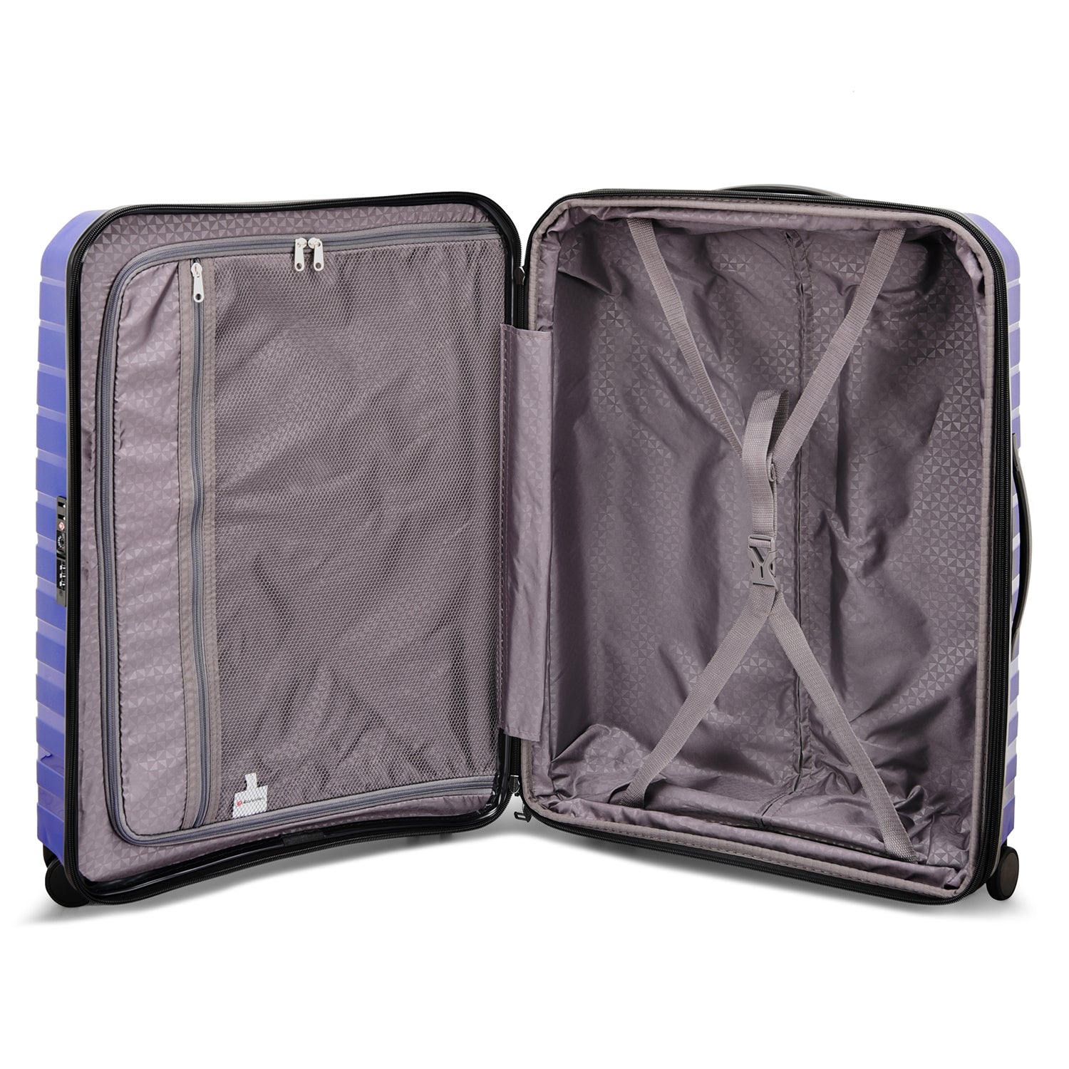 Echolac Lordnorth 58+68+77Cm Hardcase Expandable 4 Double Wheel 3 Piece Luggage Trolley Set