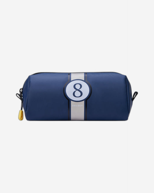 Delsey Paris Back To School 2023 Top Zip Opening Pencil Case 1 Compartment Blue Printing - 00338917112