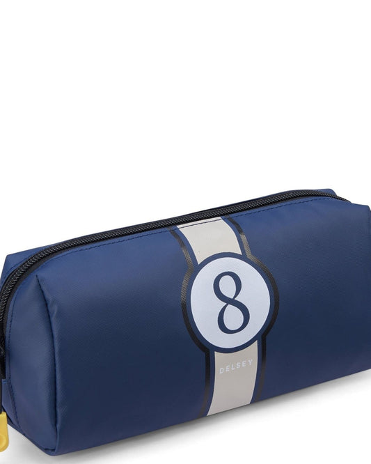 Delsey Paris Back To School 2023 Top Zip Opening Pencil Case 1 Compartment Blue Printing - 00338917112