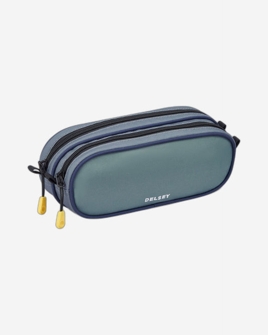 Delsey Paris Back To School 2023 Top Zip Opening Pencil Case 2 Compartment Cactus - 00338917313