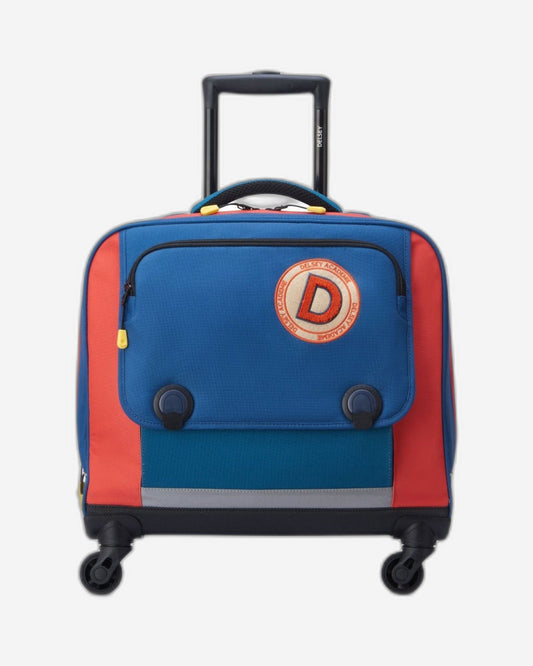 Delsey Paris Back To School 2023 4 Wheel Horizontal School Bag - 15.6" Blue - 00338945202