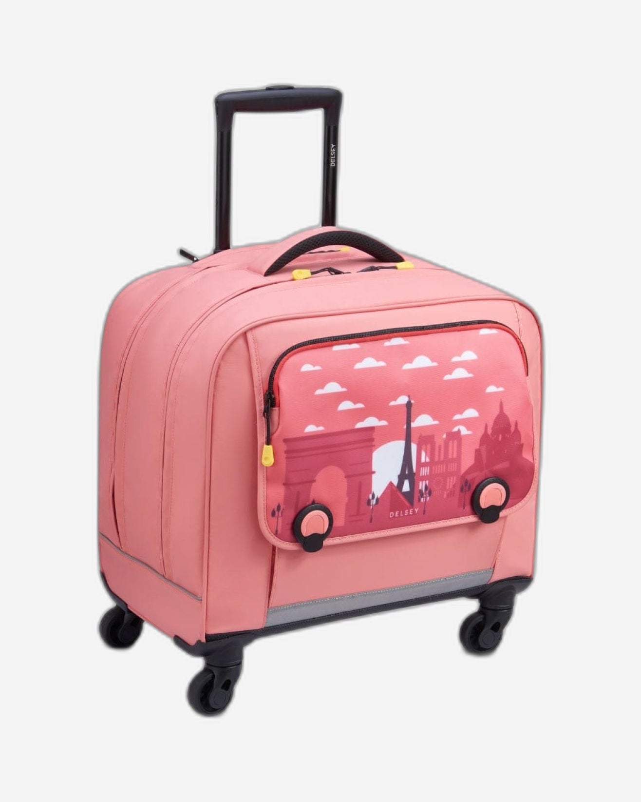 Delsey Paris Back to School 2023 Horizontal School Bag Pink