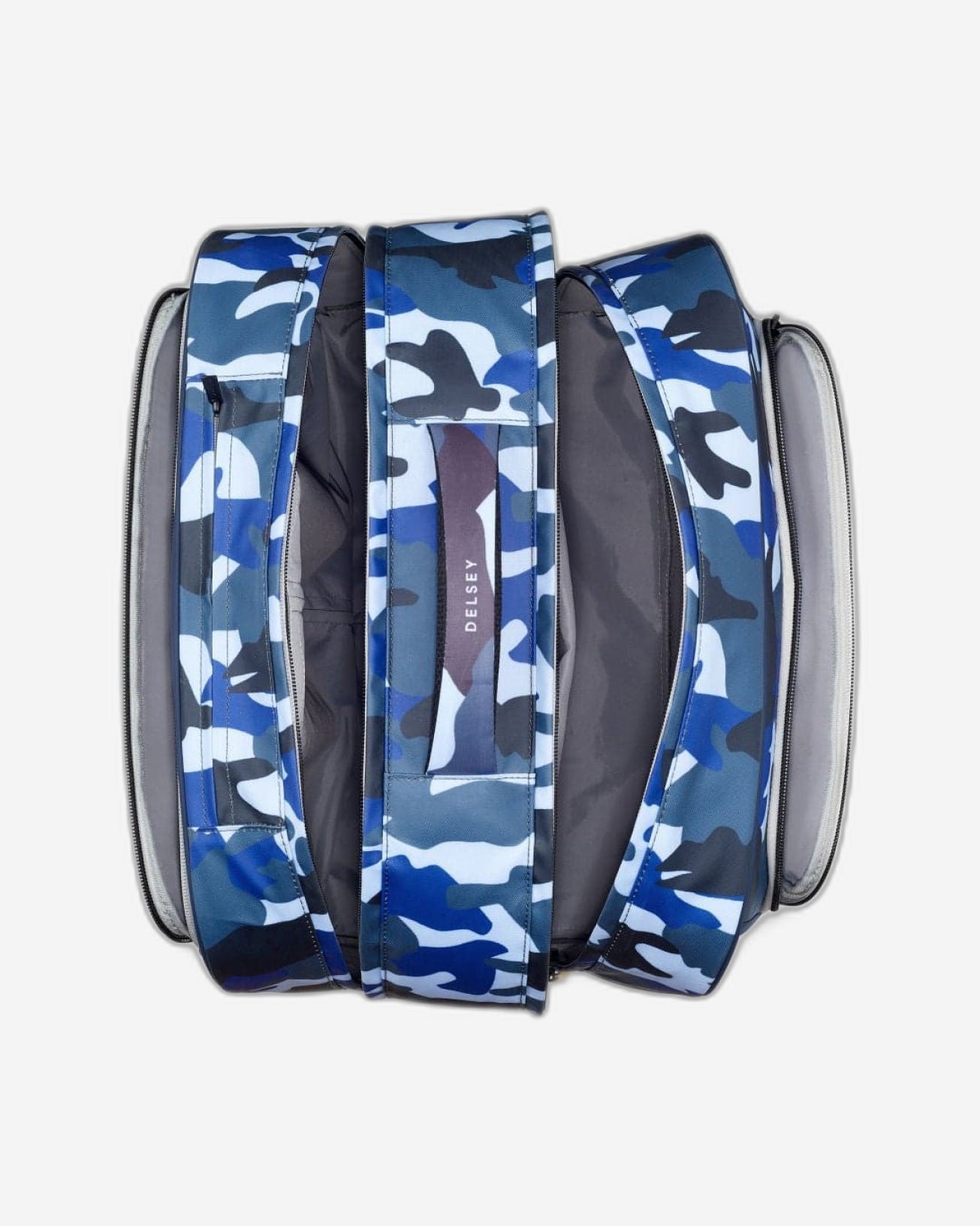 Delsey Paris Back to School 2023 Horizontal School Bag Camo Blue
