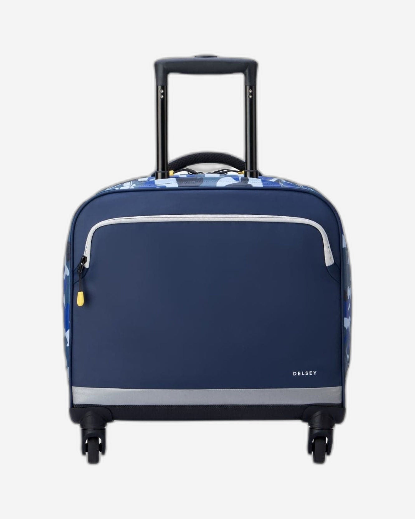 Delsey Paris Back to School 2023 Horizontal School Bag Camo Blue