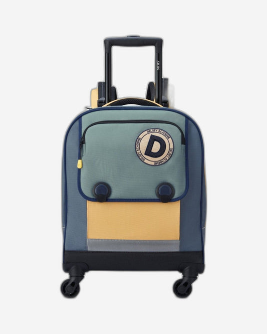 Delsey Paris Back To School 2023 4 Wheel Vertical Backpack - 15.6" Cactus - 00338945313