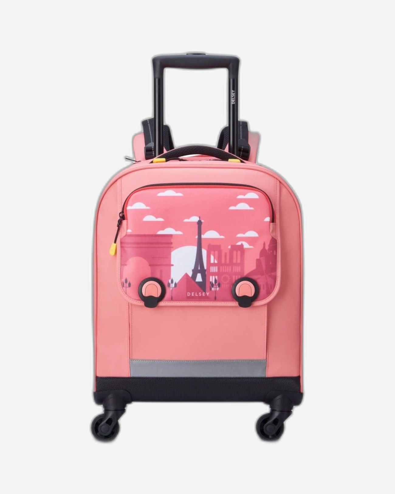 Delsey Paris Back to School 2023 Vertical Backpack Pink
