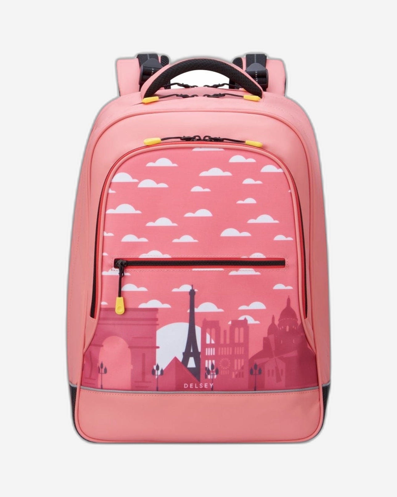 Delsey Paris Back To School 2023 2 Compartment Backpack - 15.6" Pink Printing - 00338962119