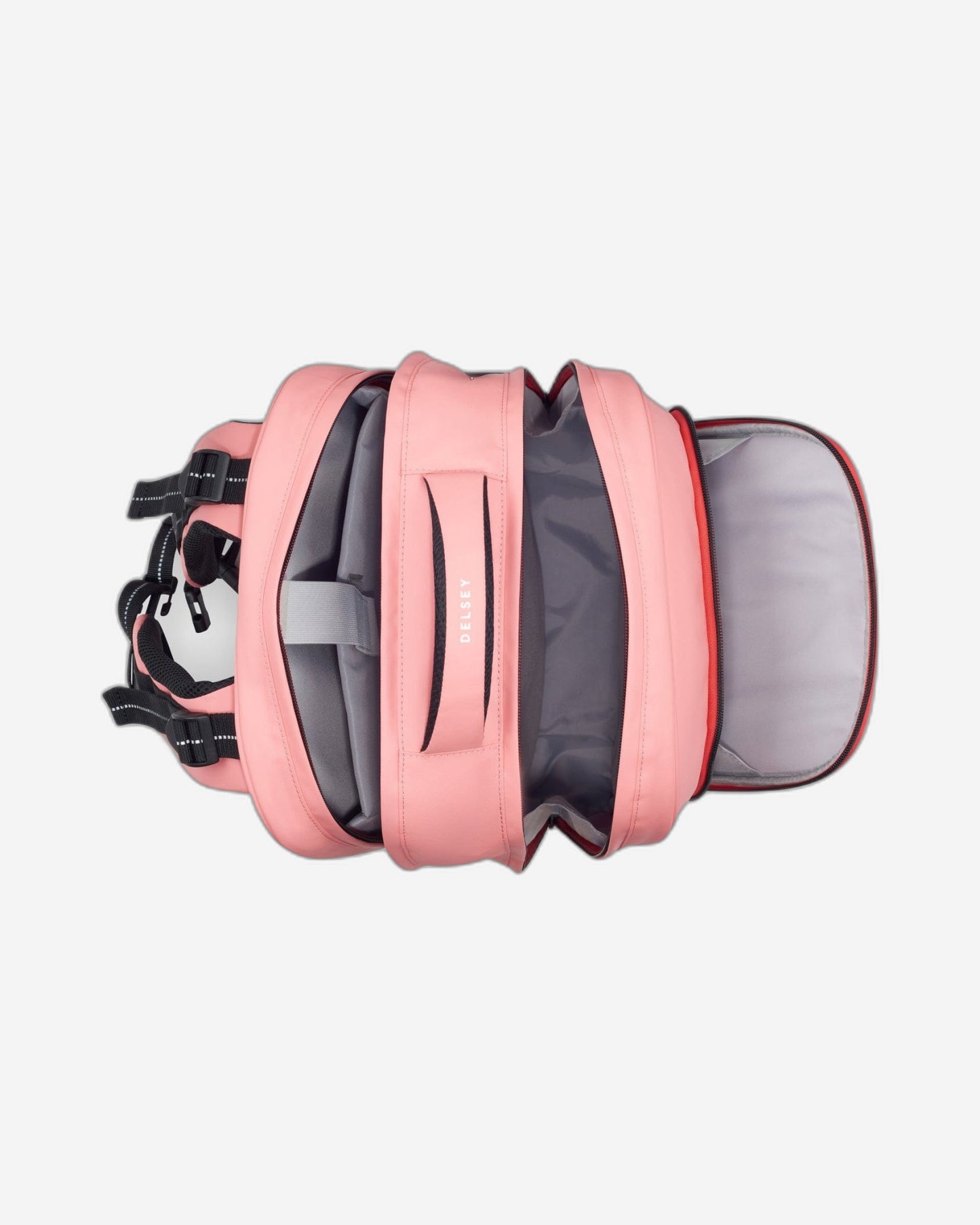 Delsey Paris Back To School 2023 2 Compartment Backpack - 15.6" Pink Printing - 00338962119