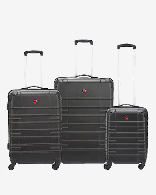 Wenger Amplar 3 Piece Luggage Trolley Set (Non-Expandable)