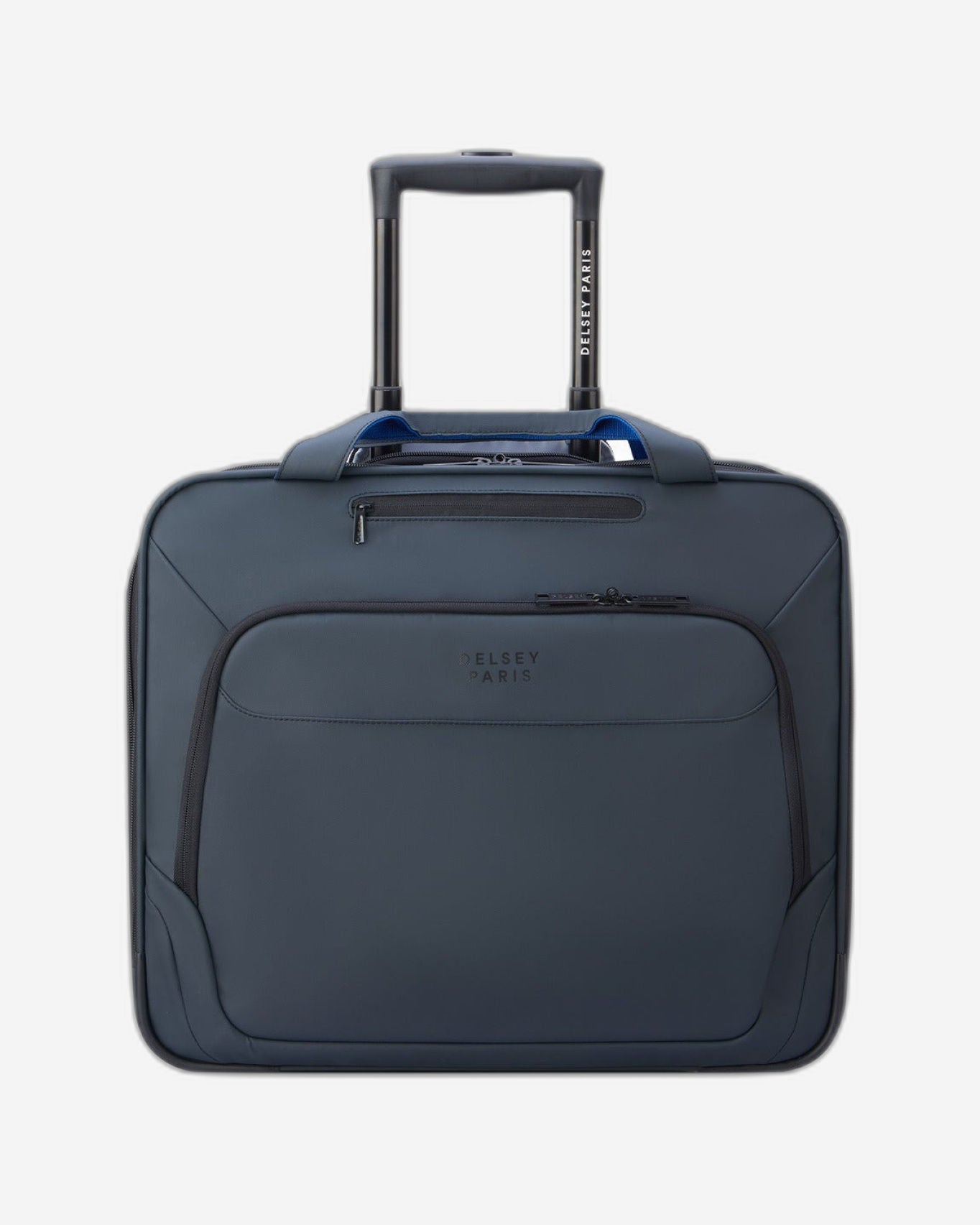 Delsey Paris Parvis+ Water Resist 2 Wheel Trolley Briefcase 17.3 inch Grey - 394445911