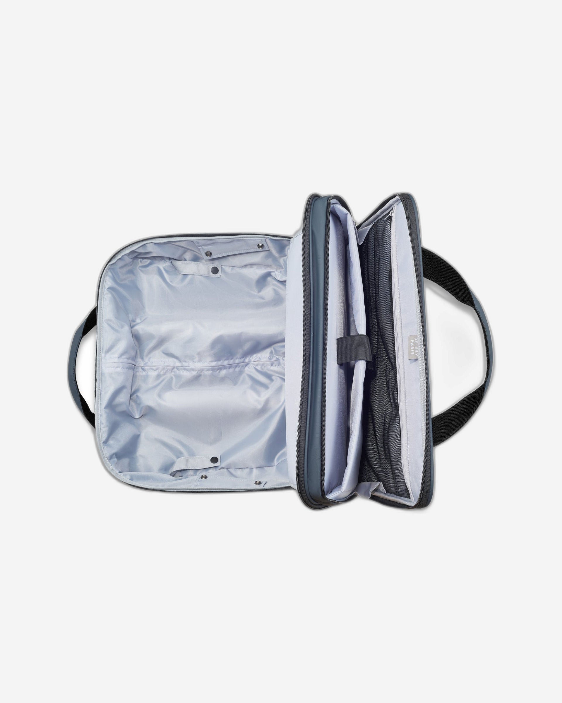 Delsey Paris Parvis+ Water Resist 2 Wheel Trolley Briefcase 17.3 inch Grey - 394445911