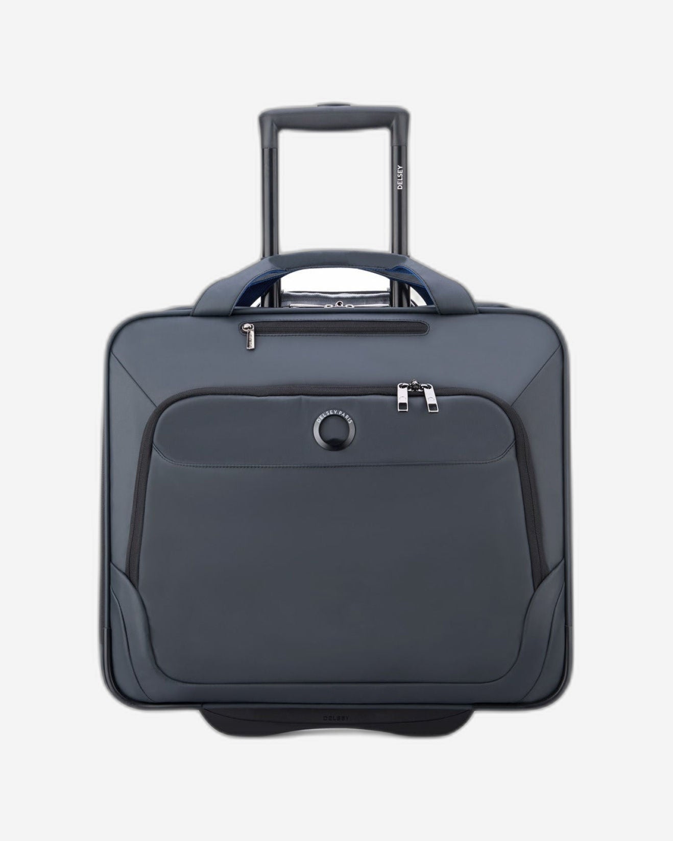Delsey Paris Parvis+ Water Resist 2 Wheel Trolley Briefcase 17.3 inch Grey - 394445911